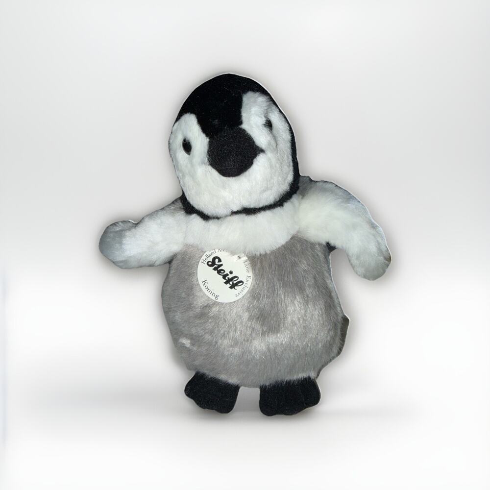Steiff Penguin Plush Baby Flaps Arctic Stuffed Toy 7-inch With Tags